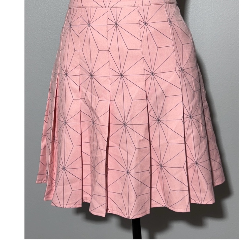 Demon Slayer Nezuko Pink Skirt w/skort New Size 1X